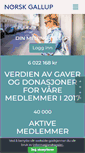 Mobile Screenshot of galluppanelet.no